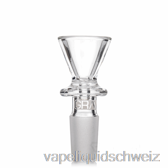 Grav 14 Mm Trichterschale, Klares Vape-Liquid, E-Liquid Schweiz
